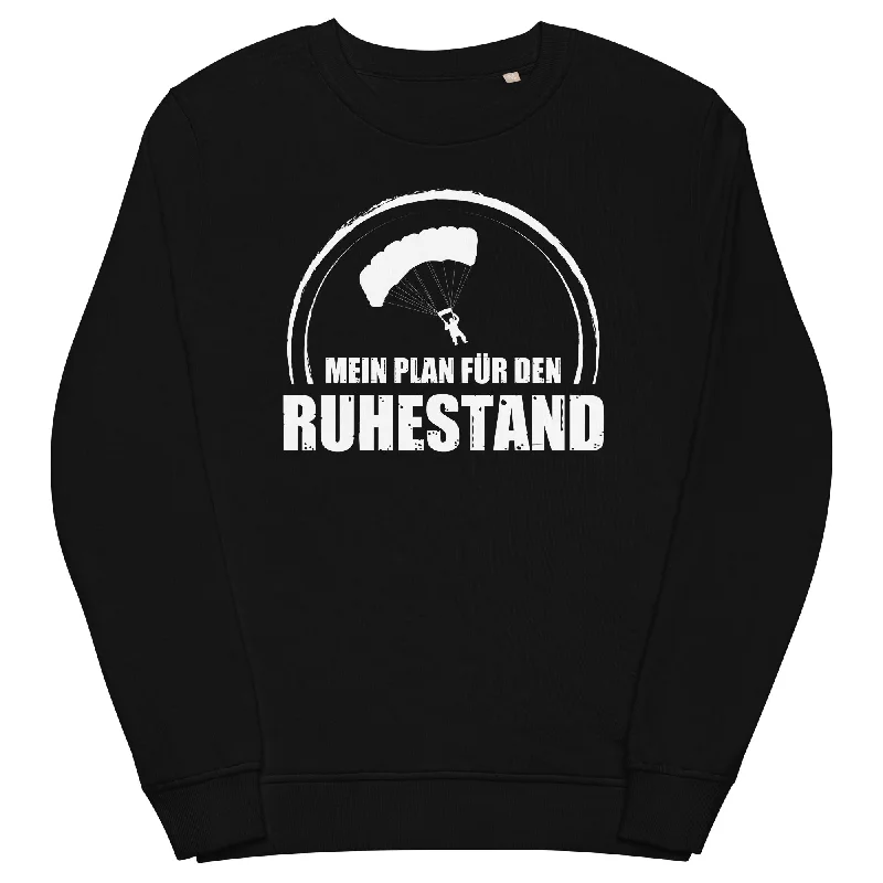 Mein Plan Fur Den Ruhestand 1 - Unisex Premium Organic Sweatshirt Cozy Zip Hoodie