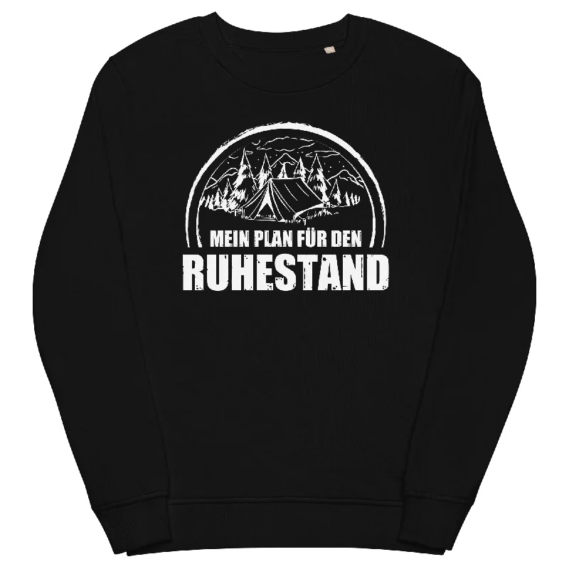 Mein Plan Fur Den Ruhestand 1 - Unisex Premium Organic Sweatshirt Stylish Pullover Hoodie