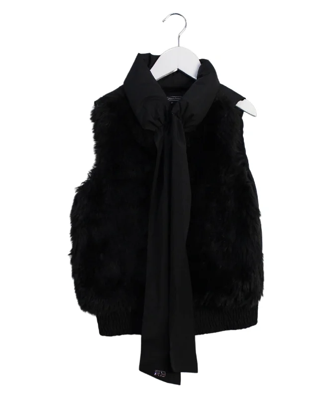 Nicholas & Bears Faux Fur Puffer Vest 8Y Women's formal jackets