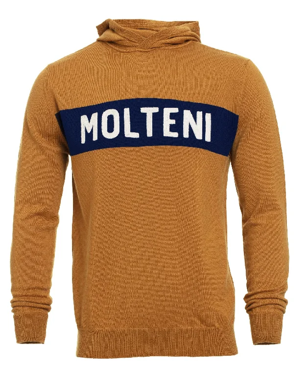 Molteni Pure Wool Hoodie Warm Fleece Sweatshirts