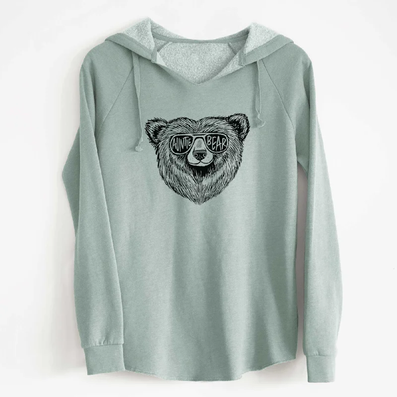 Auntie Bear - Cali Wave Hooded Sweatshirt Hoodie Sweatshirt for Fall