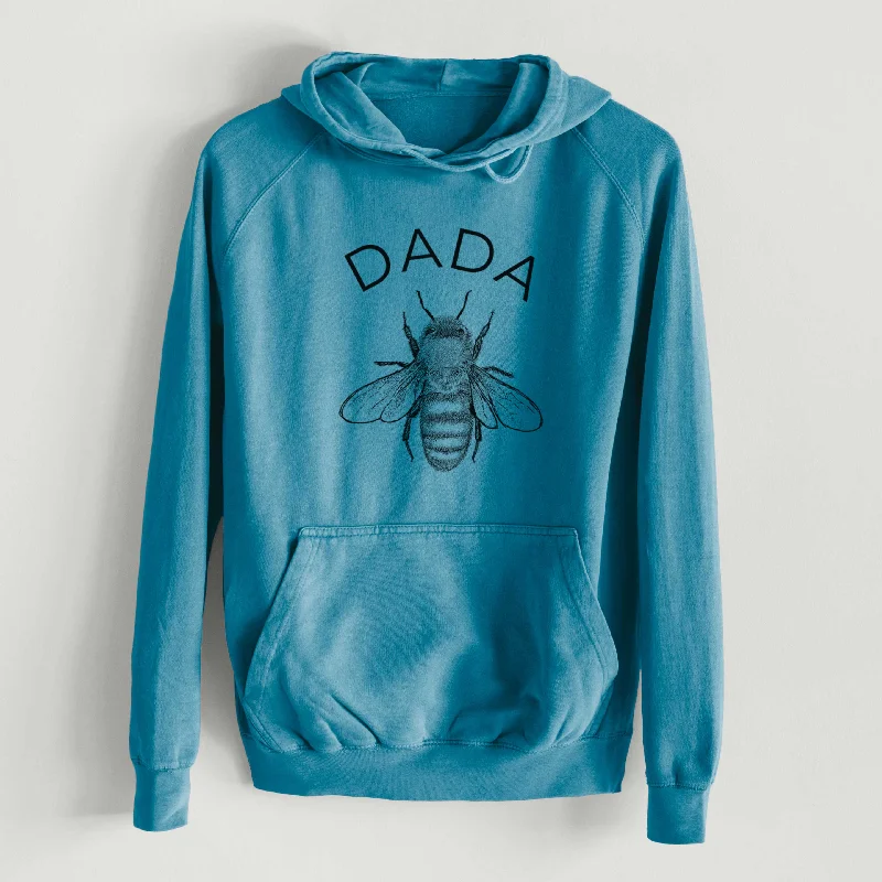 Dada Bee  - Mid-Weight Unisex Vintage 100% Cotton Hoodie Casual Hoodie Sweatshirt Look