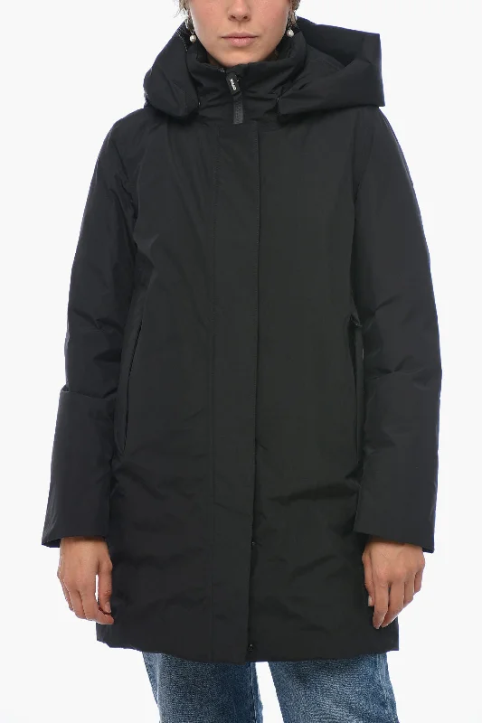 Woolrich Gore-Tex Fabric MARSHALL Down Jacket with Removable Hood Women's Canada Goose jackets