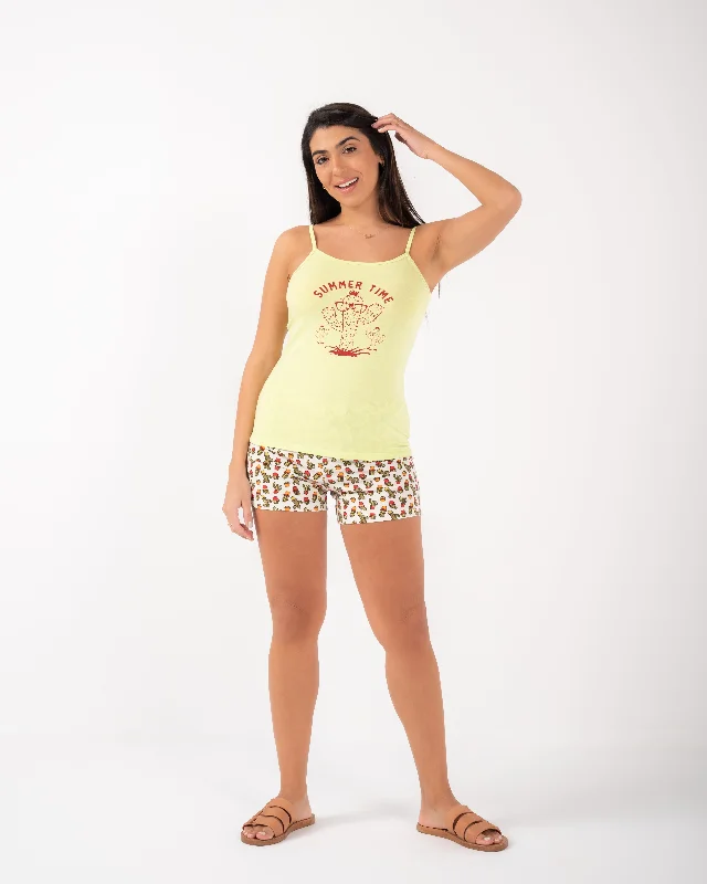 Women cotton short spaghetti Pijamas Macy’s pajama sets