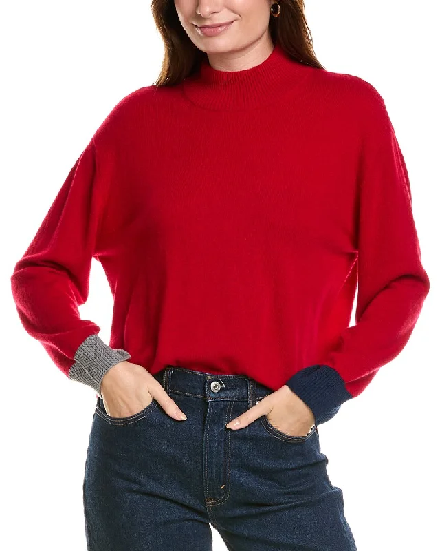 Forte Cashmere Crop Cashmere Pullover Expensive sweaters