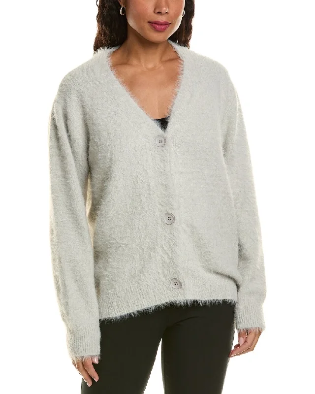 HL Affair Fuzzy Eyelash Cardigan Work sweaters