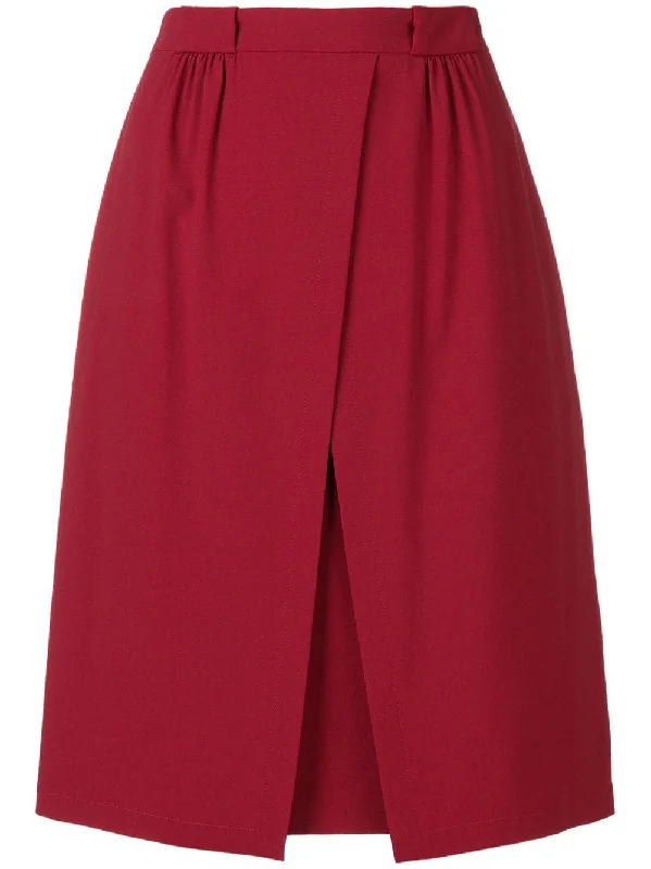 off centre split skirt Slit unclassified skirts