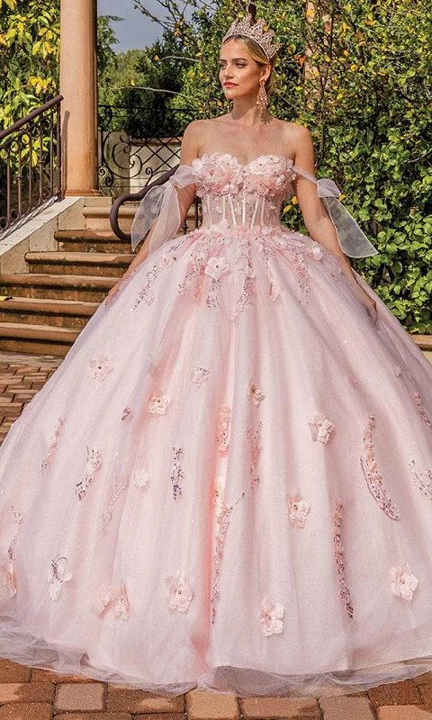 Dancing Queen 1825 - Floral Festooned Ballgown Edgy party dresses