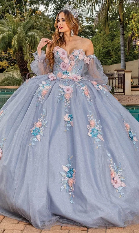 Dancing Queen 1837 - Floral Embellished Ballgown Fashion Nova party dresses