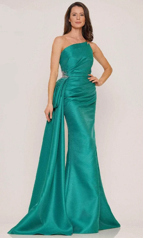 Rina Di Montella RD2750 - Strapless Draped Evening Dress Designer party dresses