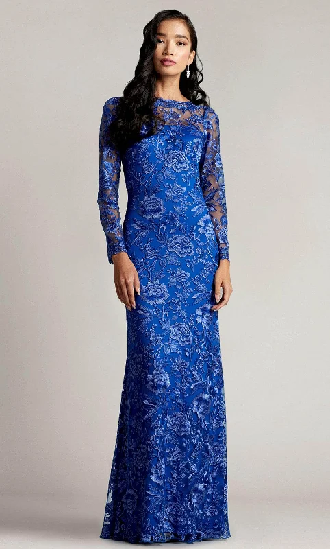 Tadashi Shoji BRX22417L - Full Length Embroidered Floral Gown Cheap party dresses