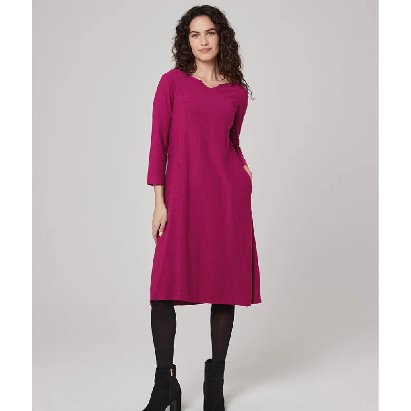 Organic Cotton Dress in Raspberry Affordable unclassified dresses