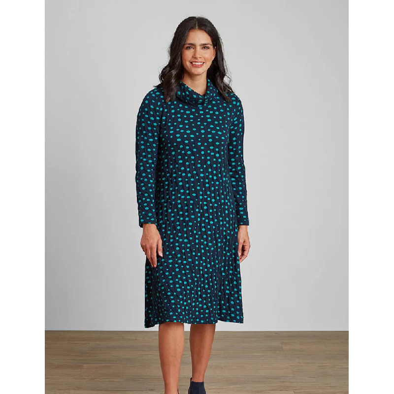 Jade & Black Spotty Dress Knitted unclassified dresses