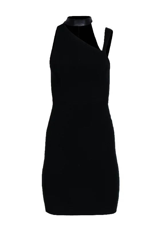 Alice & Olivia - Black Sleeveless Cutout Neckline Dress Sz 0 Fashionable unclassified dresses