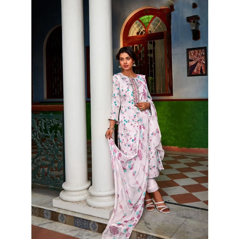 Attractive Designer Printed Work Salwar Kameez Plazzo Pant Suit's Fall unclassified dresses