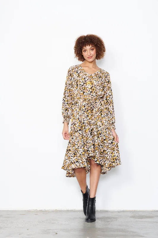 CAJU | Autumn Print Dress Short unclassified dresses