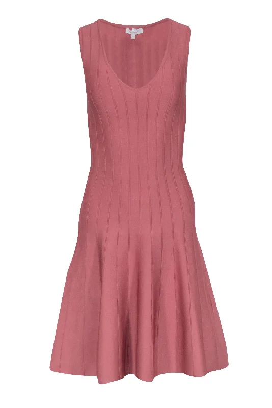 Casasola - Mauve Knit Sleeveless Dress Sz 0 High-end unclassified dresses