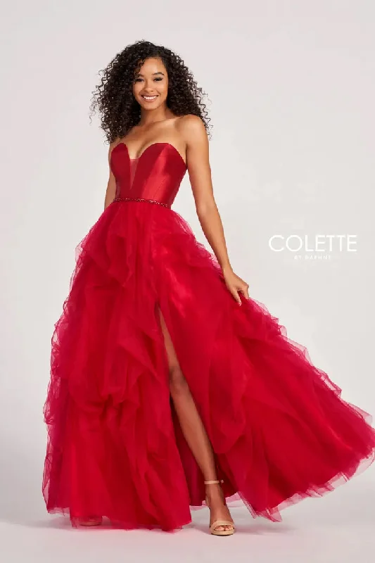 Colette 2023 Scarlett (Red) Sweetheart Ballgown with Slit - Size 2 Sexy unclassified dresses