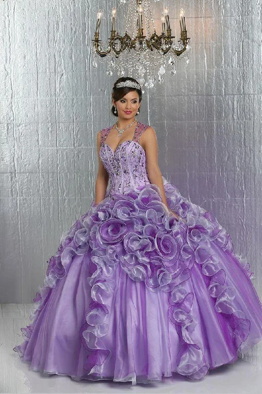 Da Vinci Quinceañera Dress 80276 Lilac Purple - Size 4 Lounge unclassified dresses