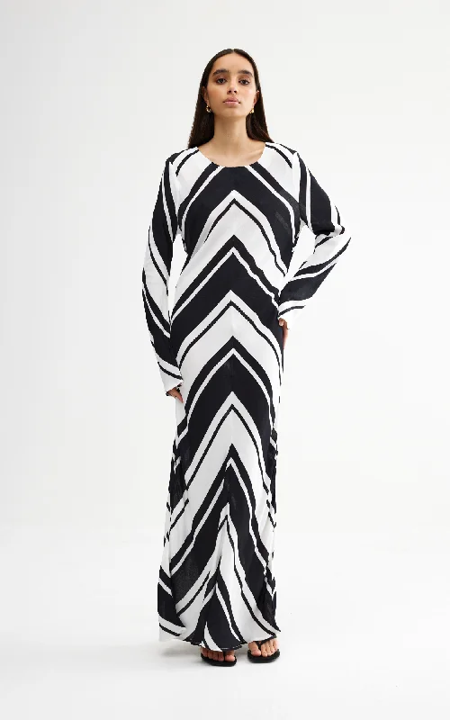 Georgia Dress - Classic Chevron Discounted unclassified dresses