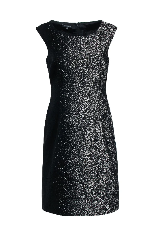 Lafayette 148 - Black & White Speckled Ombre Sheath Dress Sz 6 Best-selling unclassified dresses