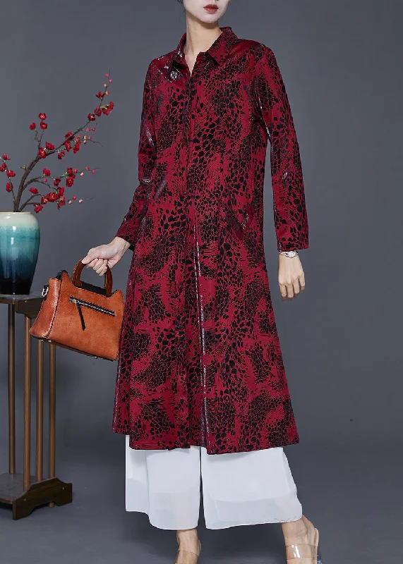 Loose Mulberry Print Exra Large Hem Cotton Holiday Dress Spring Festival unclassified dresses