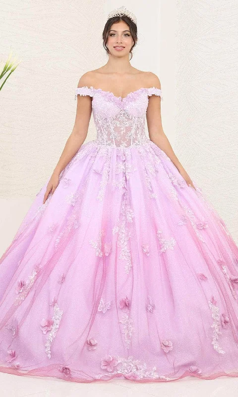 May Queen LK254 - Off Shoulder Ombre Ballgown Boho unclassified dresses