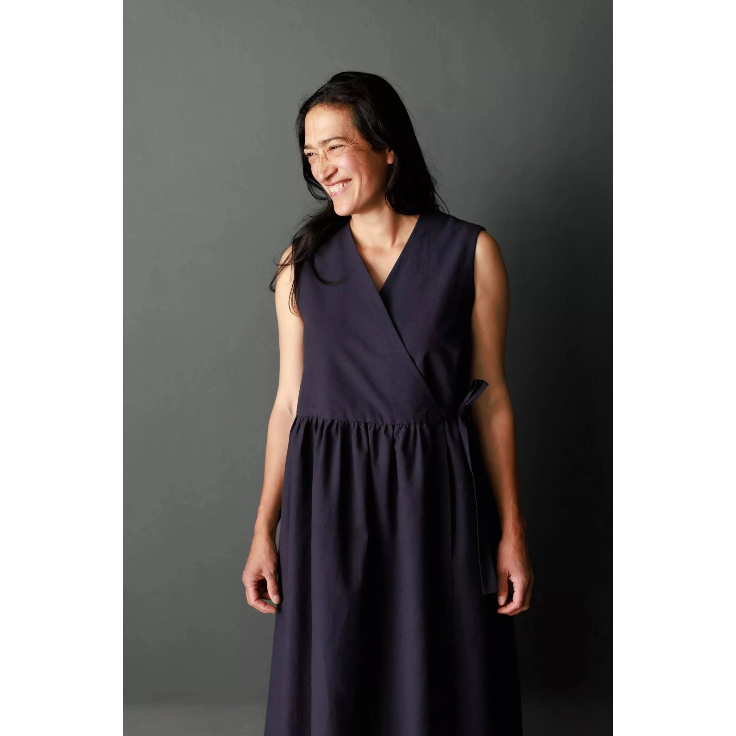 Merchant & Mills The Etta Wrap Dress Sizes 6-18 Paper Pattern Color block unclassified dresses