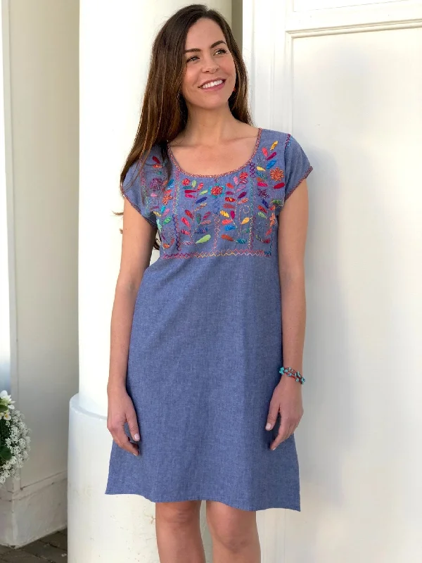 Lilia Multicolor Chambray Dress Budget-friendly unclassified dresses