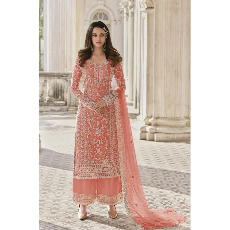 Orange Color Eid Ramadan Festival Special Beautiful Salwar Kameez Plazzo Suits Unique unclassified dresses