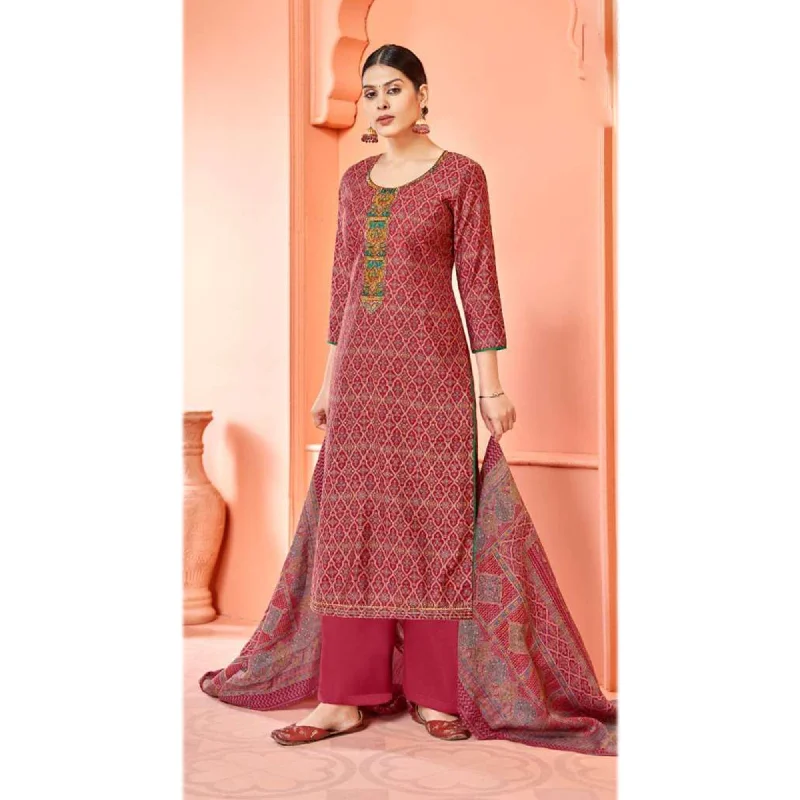 Pakistani Designer Digital Print Worked Salwar Kameez Plazzo - Pant Suit's A-line unclassified dresses