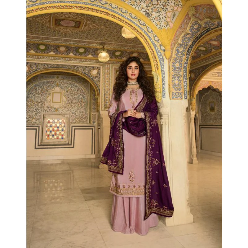 Ramzan Eid Special Ready To Wear Salwar Kameez Palazzo Suits With Georgette Dupatta Preppy unclassified dresses