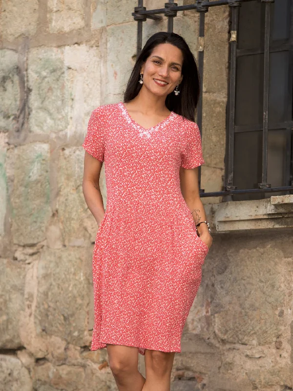 Romina Dress in Coral Designer unclassified dresses