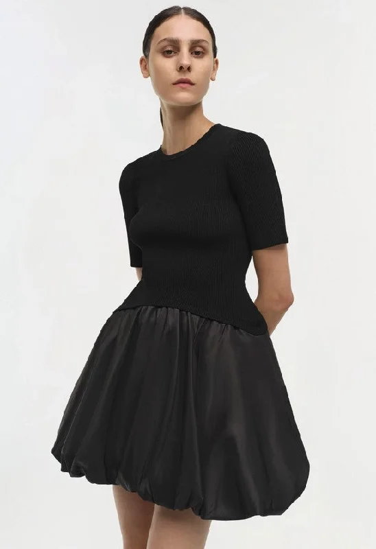 Simkhai Kenny Bubble Dress - Black Club unclassified dresses