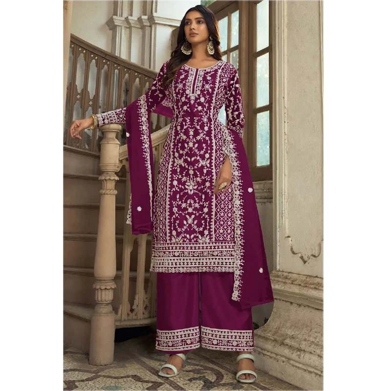 Trending Heavy Design Butterfly Net With Embroidery Work Salwar Kameez Plazzo Suits Street style unclassified dresses