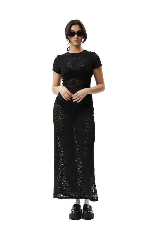 Afends Poet Lace Maxi Dress Embellished Maxi Skirt