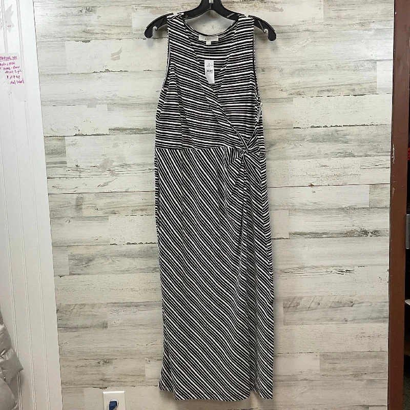 Dress Casual Maxi By Loft In Black & White, Size: L Maxi Skirt Collection