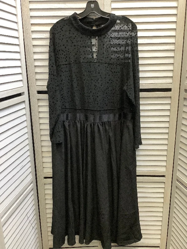 Dress Casual Maxi By Torrid In Black, Size: 20 Button-front Maxi Skirt