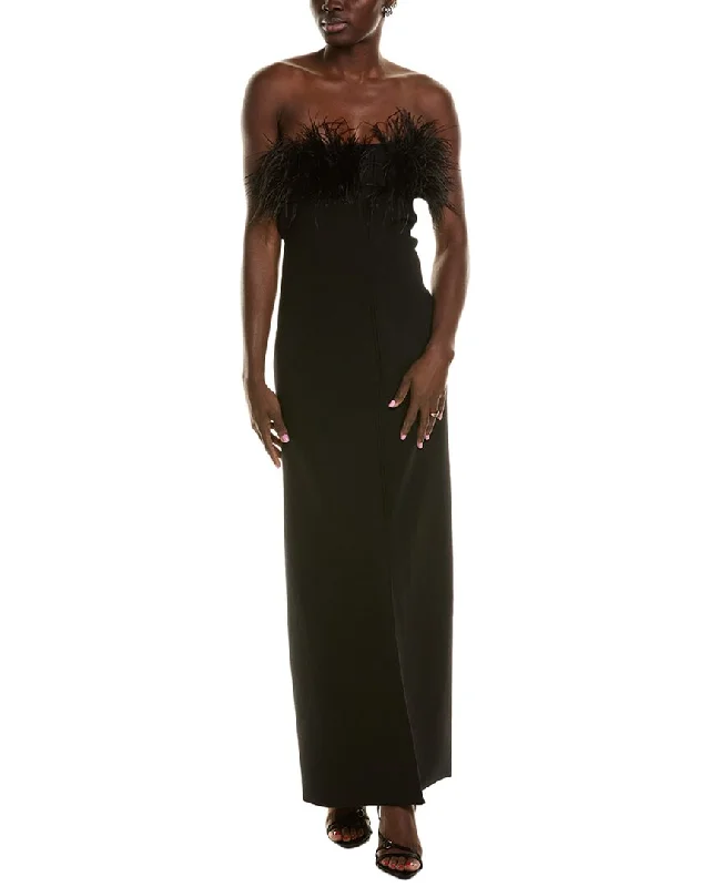 ML Monique Lhuillier Lisette Maxi Dress Soft Maxi Skirt