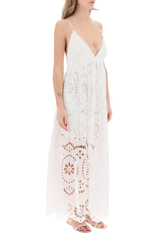 Zimmermann Lexi Maxi Dress In Broderie Anglaise Formal Maxi Skirt